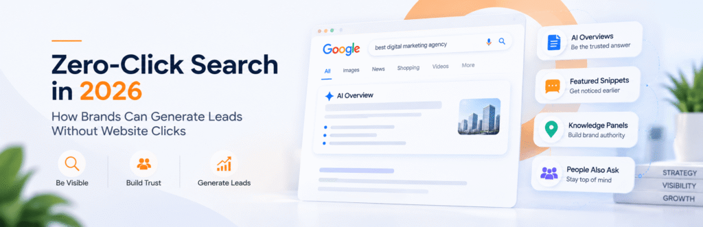 Zero-Click Search in 2026: How Brands Can Generate Leads Without Website Clicks